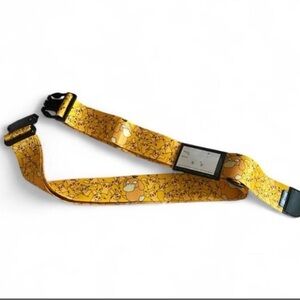 Yellow Pikachu Pattern Adjustable Luggage Strap